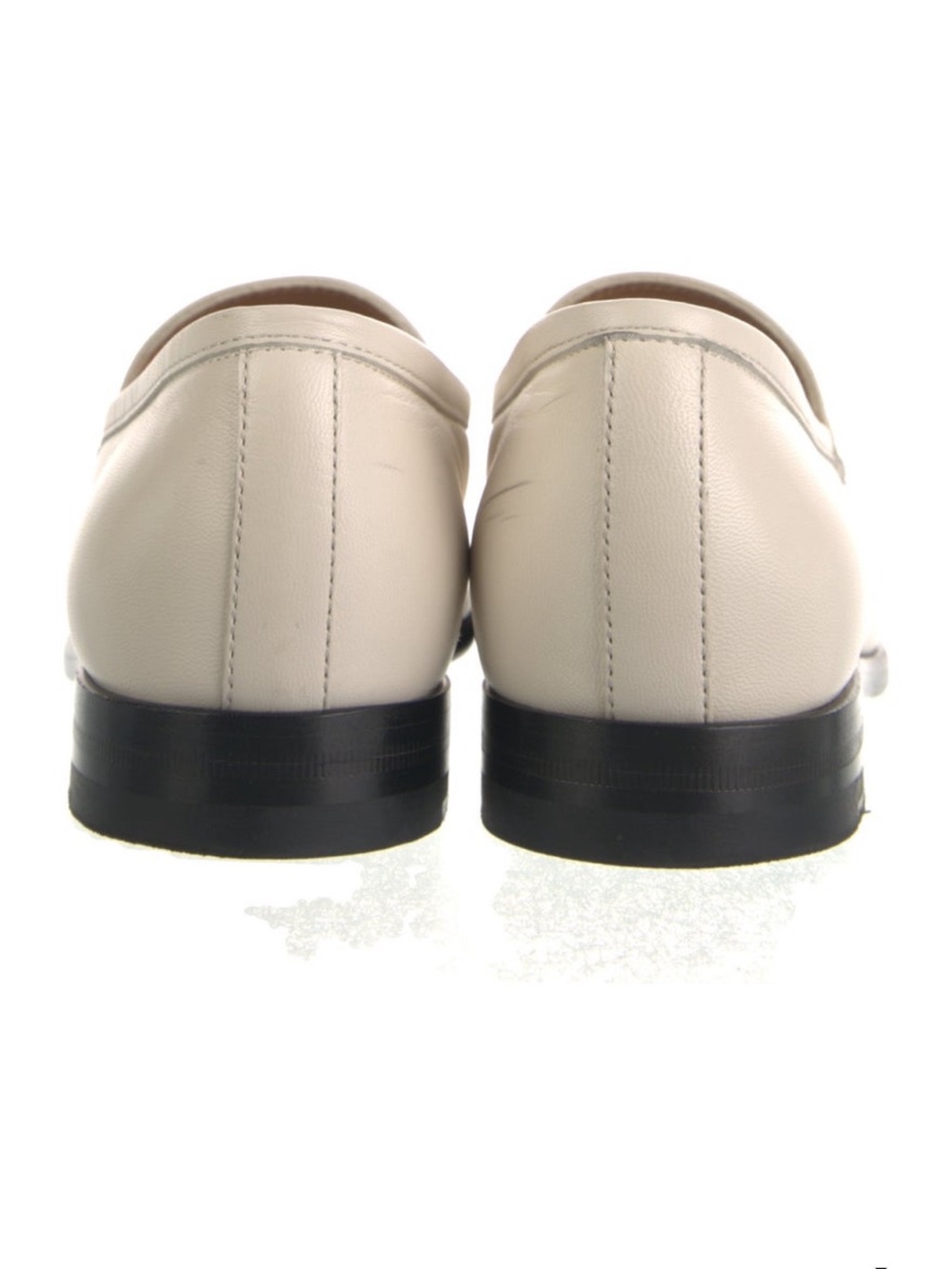 GUCCI Malaga Crystal Horsebit Womens Jordaan Loafers Mystic White (38) - Picture 4 of 13